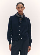 &DAUGHTER ARGYLE FOULARD NAVY