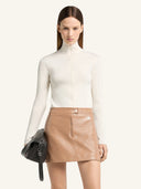 COURRÈGES REEDITION VINYL SKIRT BRONZER