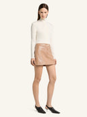 COURRÈGES REEDITION VINYL SKIRT BRONZER