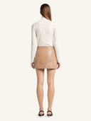 COURRÈGES REEDITION VINYL SKIRT BRONZER