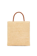 LOEWE A4 LOGO TOTE BAG RAFFIA