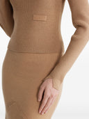 PATOU RIBBED TURTLENECK BISCUIT
