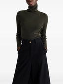 PATOU RIBBED TURTLENECK KHAKI