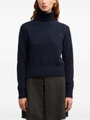 AMI PARIS AMI DE COEUR PULL TONAL NAVY