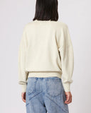 ISABEL MARANT ÉTOILE MARISANS LOGO PULL LIGHT GREY