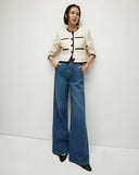 VERONICA BEARD DARLA JACQUARD JACKET ECRU