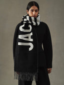 JACQUEMUS LOGO SCARF BLACK