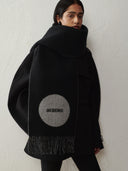 JACQUEMUS SCARF ROND CARRÉ BLACK