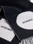 JACQUEMUS SCARF ROND CARRÉ BLACK