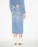 ISABEL MARANT ÉTOILE TILAURIA DENIM SKIRT LIGHT BLUE