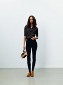 JW ANDERSON KNITTED POLO MILITARY GREEN
