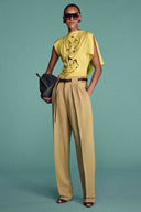 VICTORIA BECKHAM TAILORED TROUSER ANTARTIC GREY
