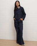 VERONICA BEARD CRUE DENIM MIDNIGHT WASH