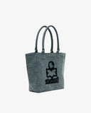 ISABEL MARANT SMALL YENKY TOTE BAG GREY