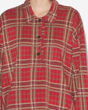 ISABEL MARANT BRUNA SHIRT CHECKERED RED