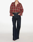ISABEL MARANT LEMONY DENIM DARK BLUE