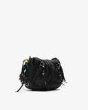 ISABEL MARANT BOLTON BAG BLACK/SILVER