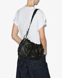 ISABEL MARANT BOLTON BAG BLACK/SILVER