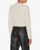 ISABEL MARANT CROPPED GWENDOLINE JACKET ECRU