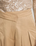 VERONICA BEARD HERON WIDE LEG TROUSER BEIGE
