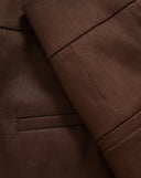 VERONICA BEARD HAINA SHORT DARK BROWN