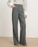 VERONICA BEARD ELVI WIDE LEG TROUSER GREY