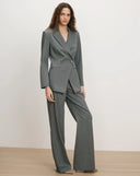 VERONICA BEARD ELVI WIDE LEG TROUSER GREY