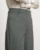 VERONICA BEARD ELVI WIDE LEG TROUSER GREY