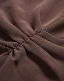 VERONICA BEARD JUNE MIDI DRESS ESPRESSO