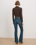 VERONICA BEARD MYLIE DRAPED TOP ESPRESSO