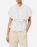 ISABEL MARANT ÉTOILE LORNA BLOUSE WHITE