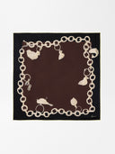 JACQUEMUS THE PAMPILLE FOULARD BROWN