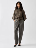 THE CITTA TROUSER DARK BROWN