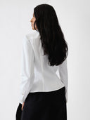 JACQUEMUS TRIANGLE SHIRT WHITE