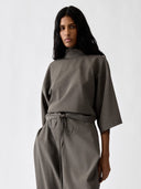 JACQUEMUS LA BLOUSE HAVANA GREY
