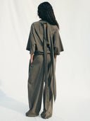 JACQUEMUS LA BLOUSE HAVANA GREY