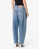 ISABEL MARANT ÉTOILE ORIANE BARREL JEANS LIGHT BLUE