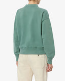ISABEL MARANT ÉTOILE MOBY LOGO SWEATER SAGE GREEN