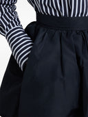 PATOU BUBBLE BOOMER SKIRT NAVY