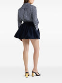 PATOU BUBBLE BOOMER SKIRT NAVY