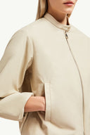 MONCLER GRUISSAN BOMBER JACKET BEIGE