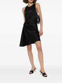 VICTORIA BECKHAM GATHER DETAIL DRESS BLACK