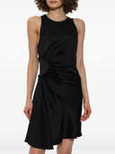 VICTORIA BECKHAM GATHER DETAIL DRESS BLACK