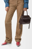LOEWE AMAZONA 180 BAG DARK CHESTNUT