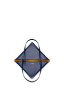 LOEWE PUZZLE FOLD TOTE BAG ABYSS BLUE