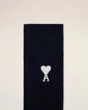 AMI PARIS ADC SOCKS NAVY BLUE