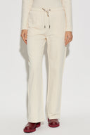 MONCLER SWEATPANTS ECRU