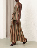 ZIMMERMANN HYPNOTIC HALTER TOP METALLIC STRIPED