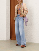 ZIMMERMANN INDRA BOMBER JACKET MULTICOLOR