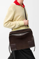 LOEWE LARGE AMAZONA 180 BAG SUEDE BROWN